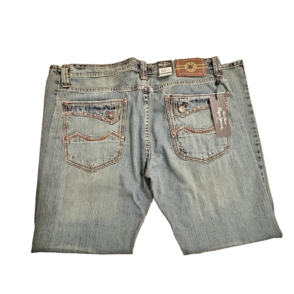 Mens Pepe Jeans Relaxed Low-Rise Straight Leg NWT 38x30 - Picture 4 of 16